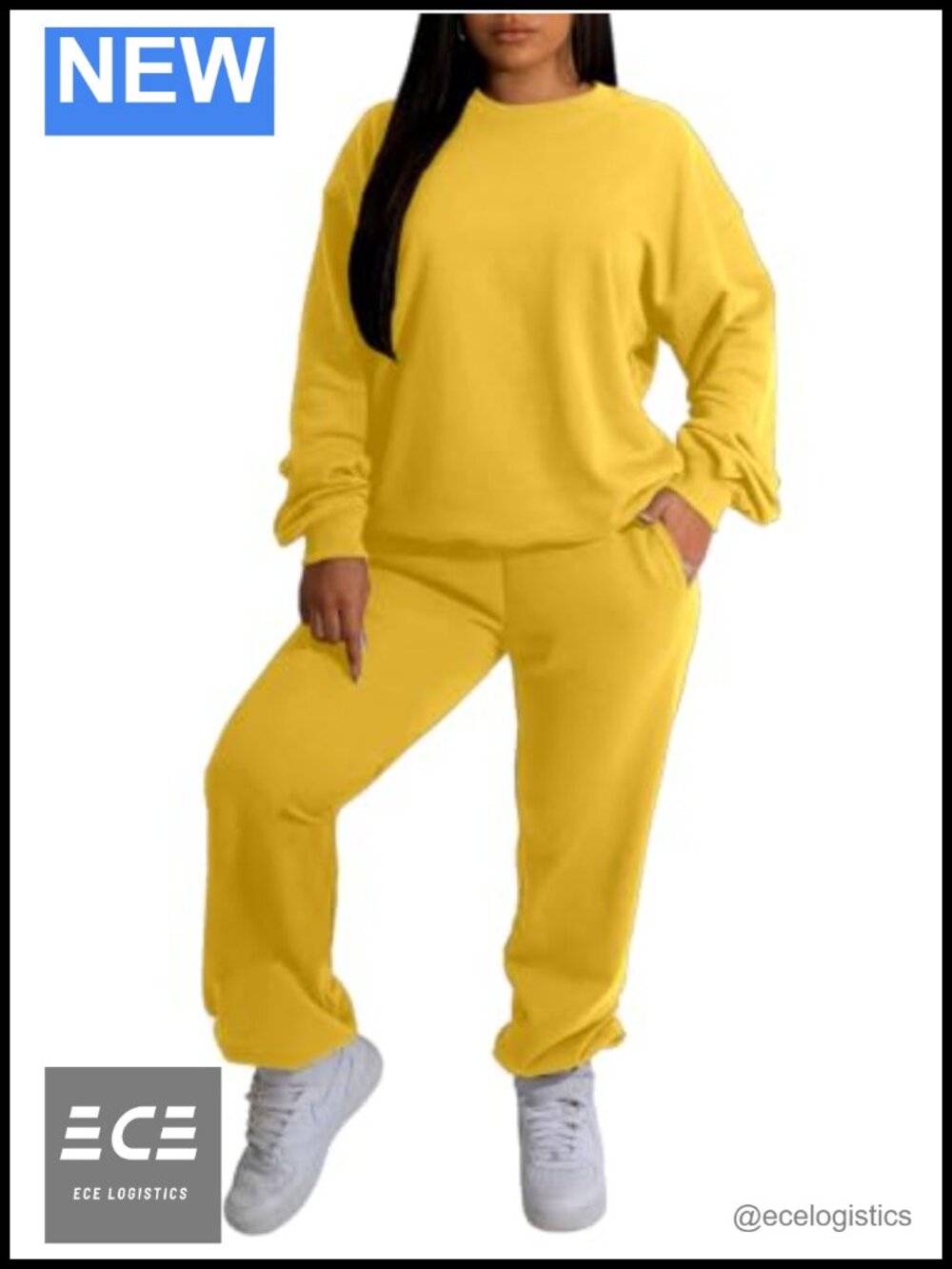 Two Piece Outfits for Women Long Sleeve Pullover Jogger Sweatsuit Set